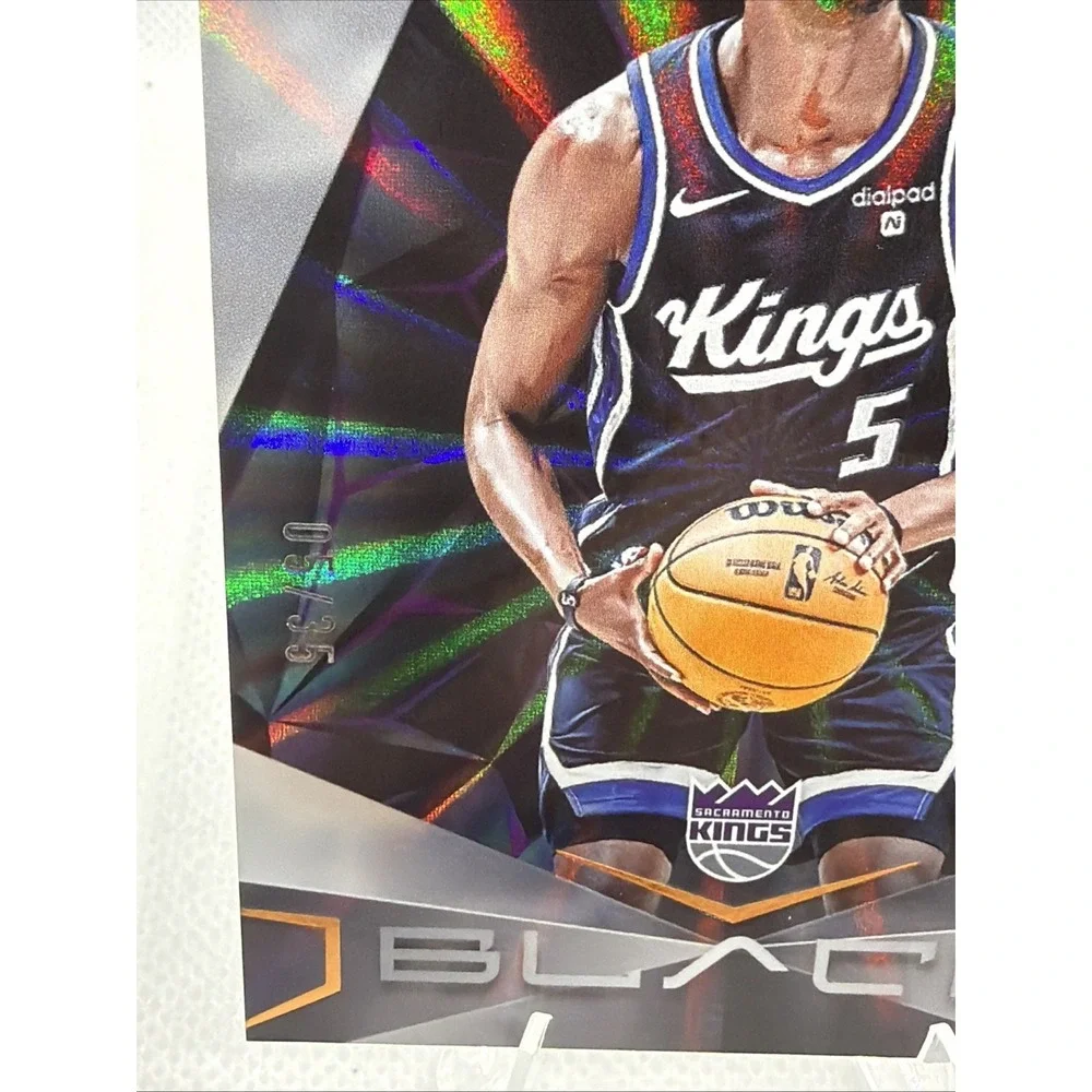 2023-24 Panini Black De'Aaron Fox #49 Copper‎ 5/35 Jersey Match Sacramento Kings